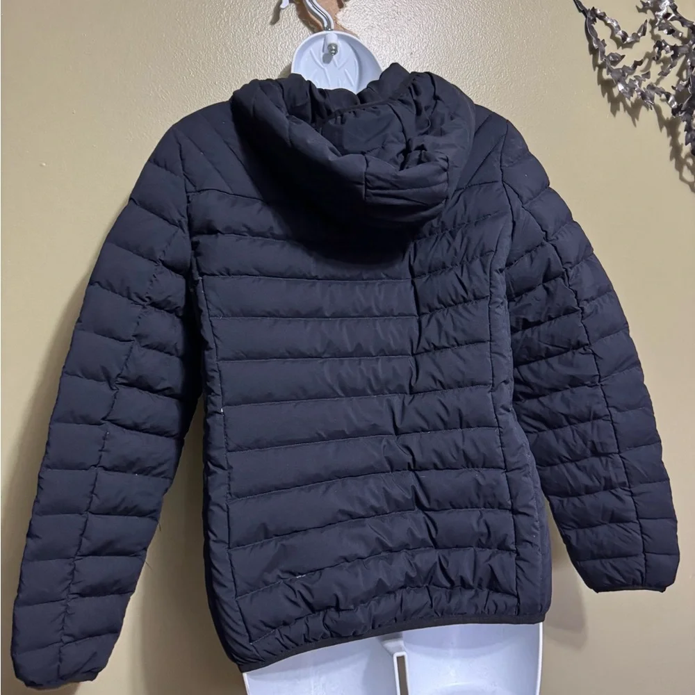 Michael‎ Kors hooded puffer jacket in navy. Size Small